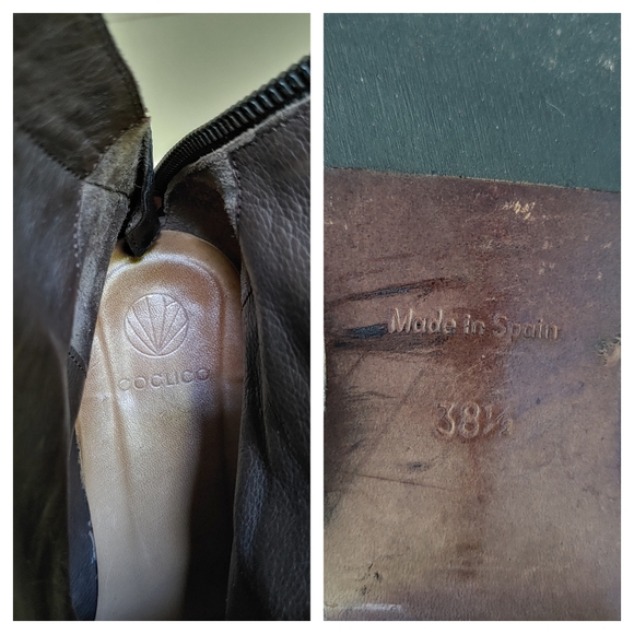 Coclico Leather Ankle Boots Size 38.5 Black - Picture 16 of 16